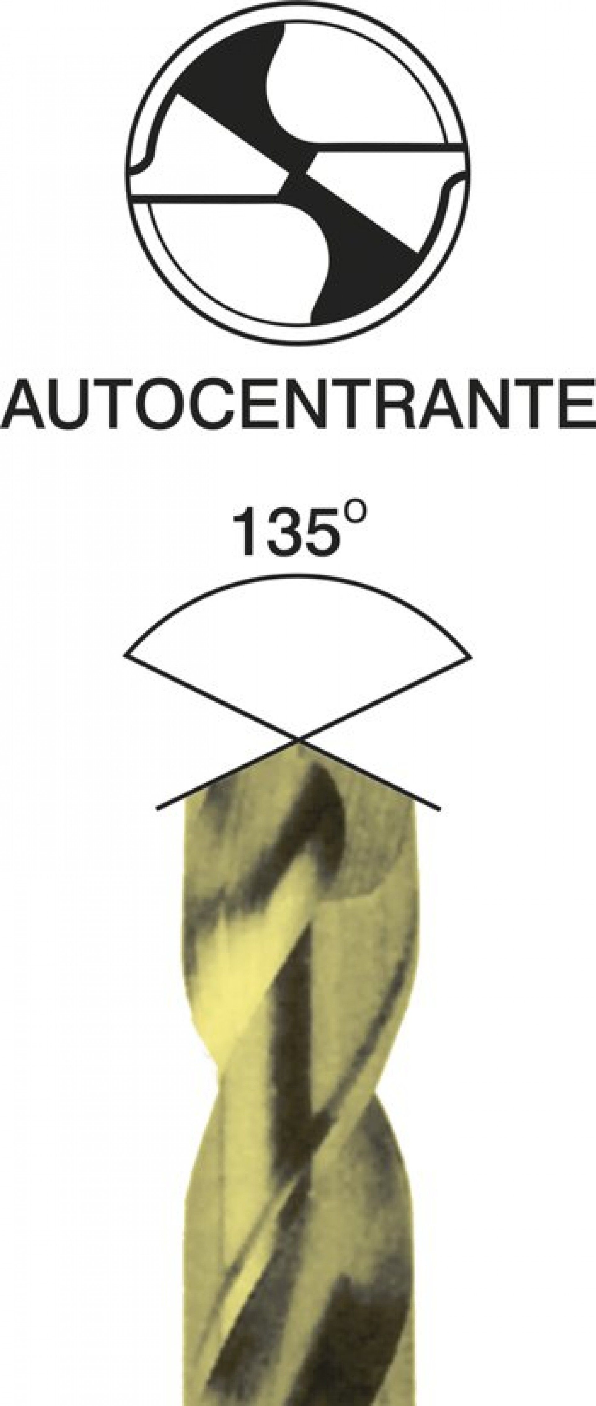 Broca cil. MacFer HSS-Cobalto 5% 8,5mm refª 118.0018 MACFER