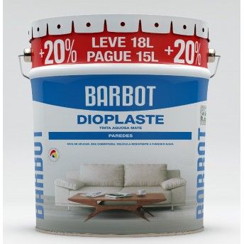 TINTA DIOPLASTE BRANCO MATE 15L+3L BARBOT