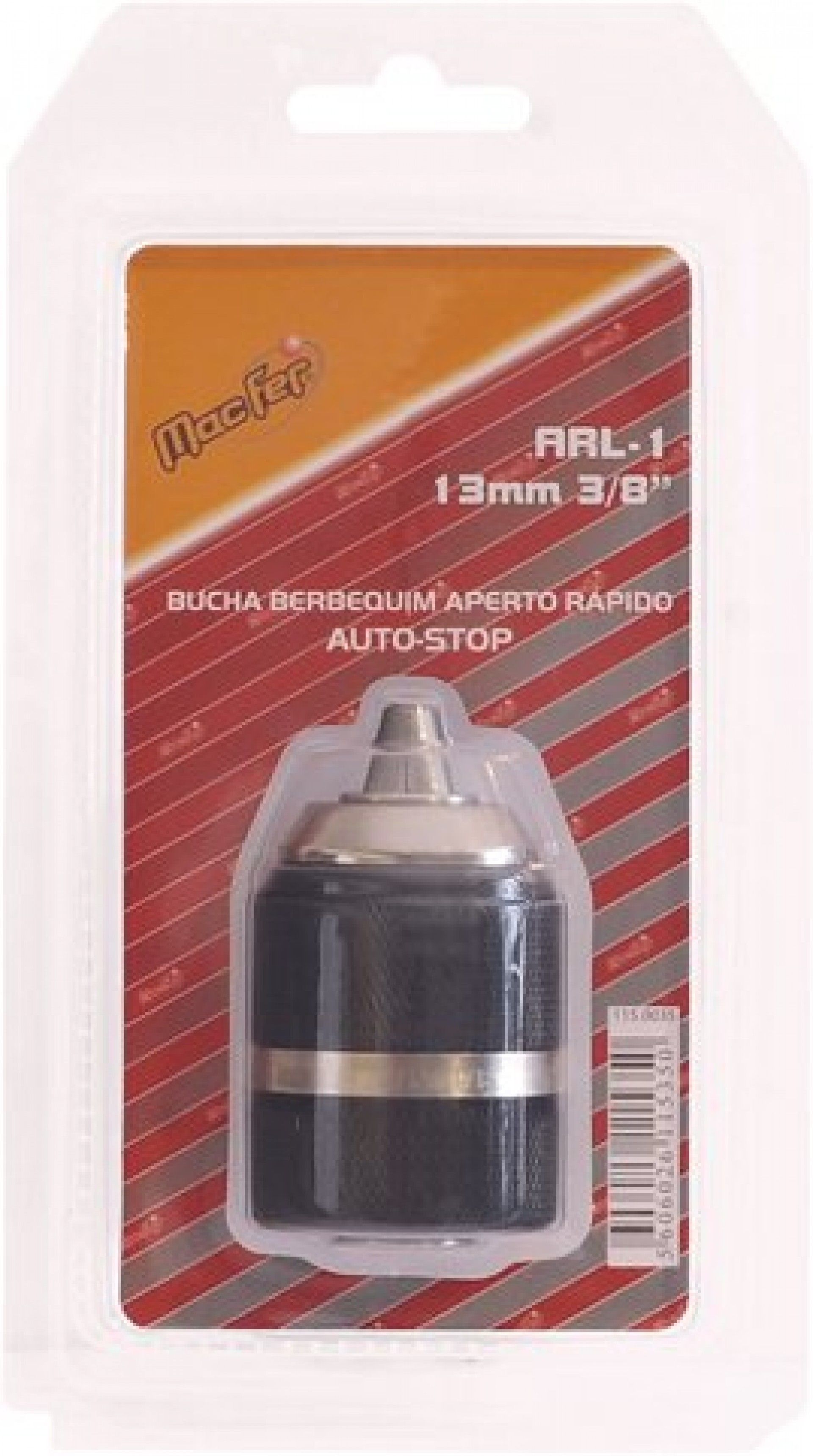 Bucha berbequim a. rápido Auto-Stop MacFer ARL-12 13mm 3/8" refª 115.0035 MACFER