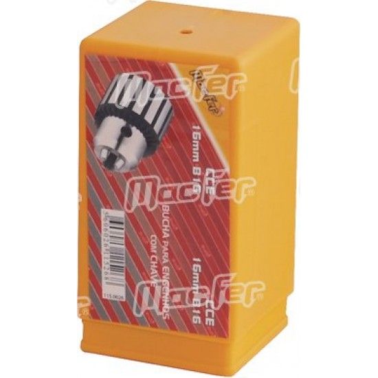 Bucha p/ engenhos c/ ch. MacFer CCE 16mm B16 refª 115.0026 MACFER Bucha p/ engenhos c/ ch. MacFer CCE 16mm B16 refª 115.0026 MACFER