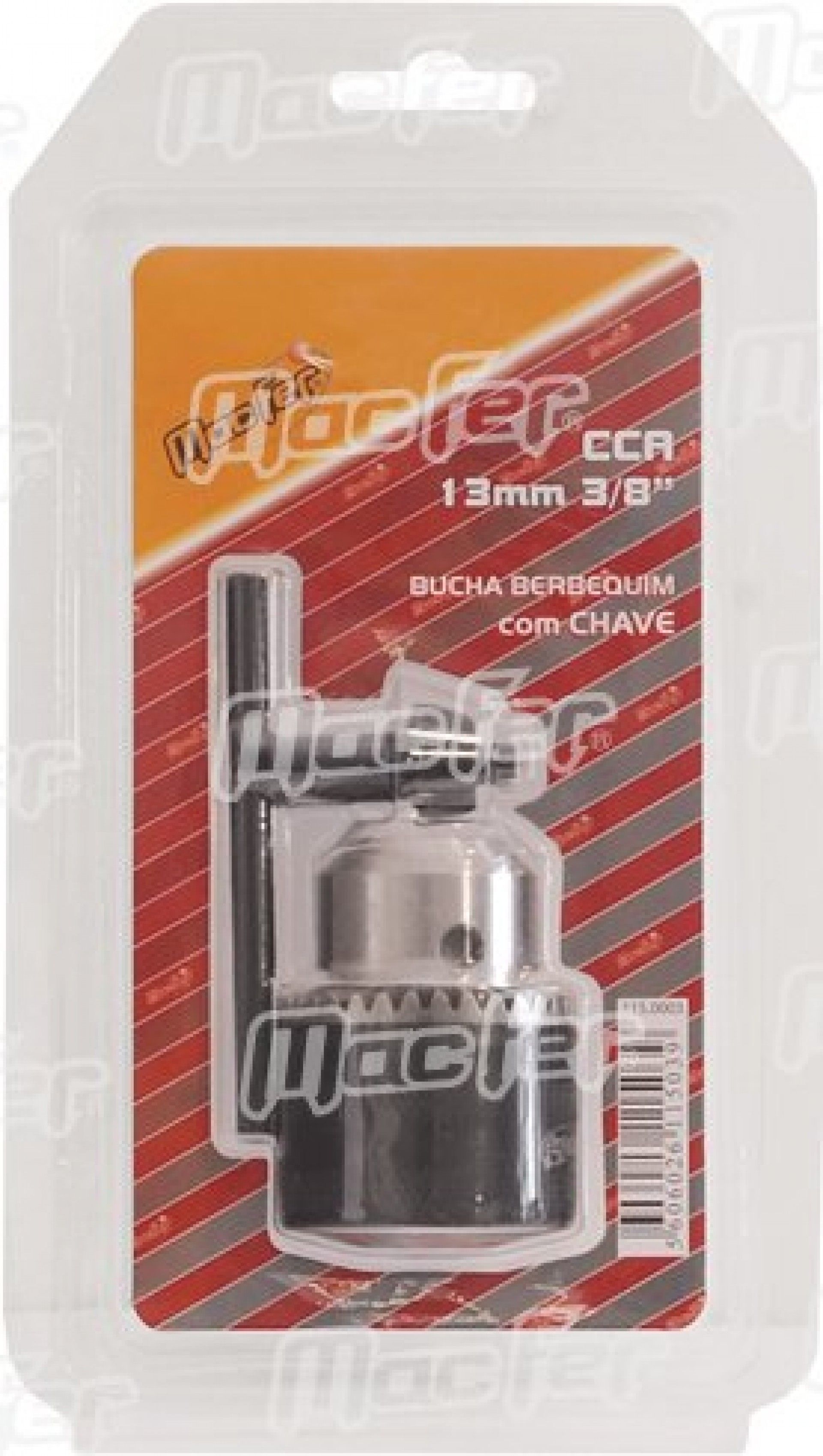 Bucha berbequim c/ ch. MacFer CCA3 16mm 1/2" refª 115.0005 MACFER