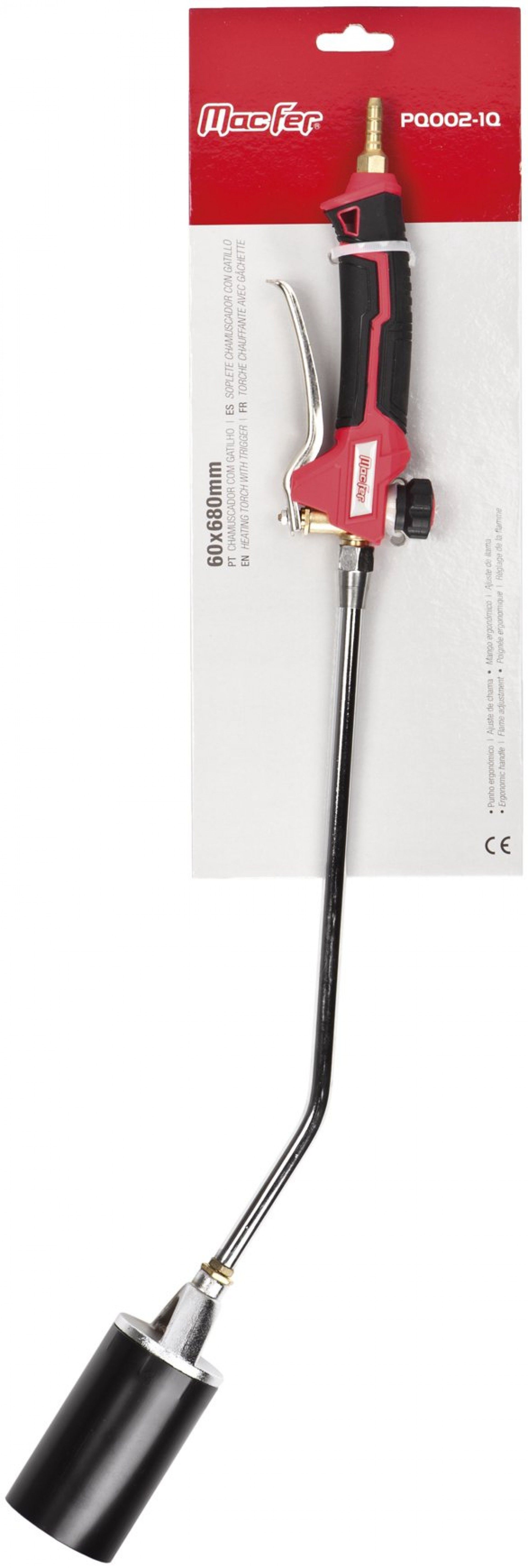 Chamuscador c/ gatilho MacFer PQ002-1Q 60x680mm refª 114.0047 MACFER