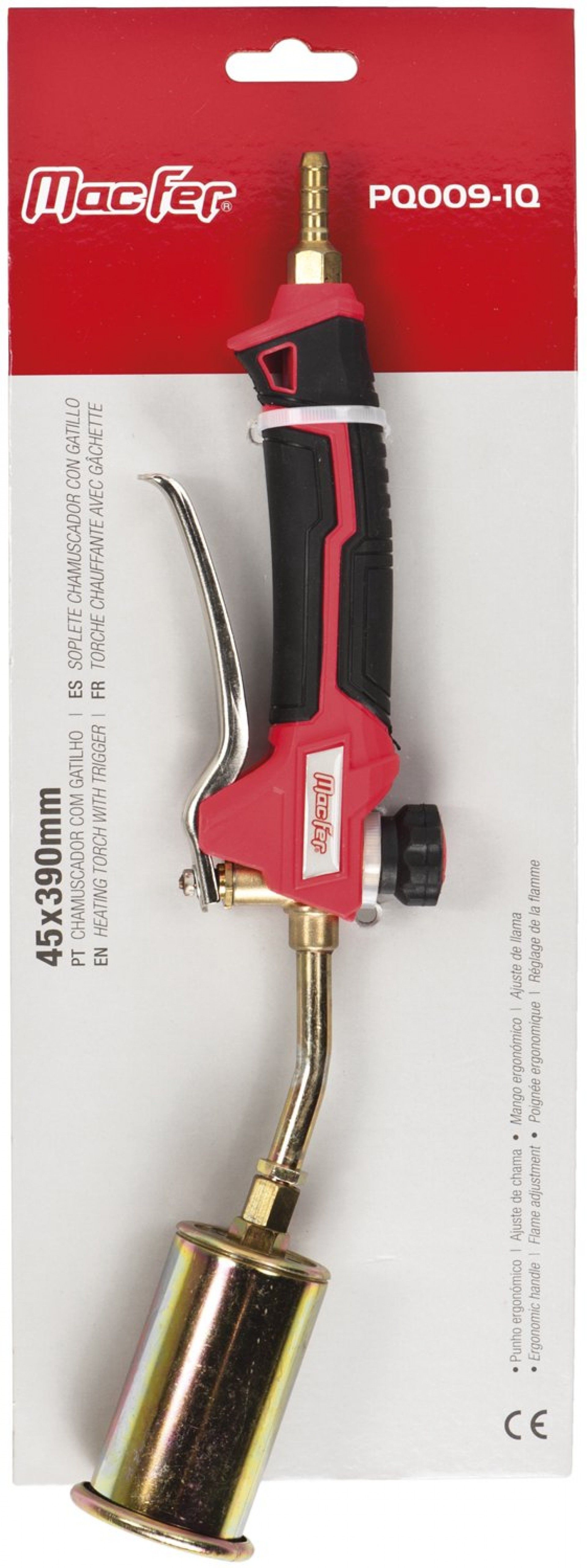 Chamuscador c/ gatilho MacFer PQ009-1Q 45x390mm refª 114.0046 MACFER