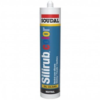 Silicone neutro SiliRub ral 7011 300ml Soudal