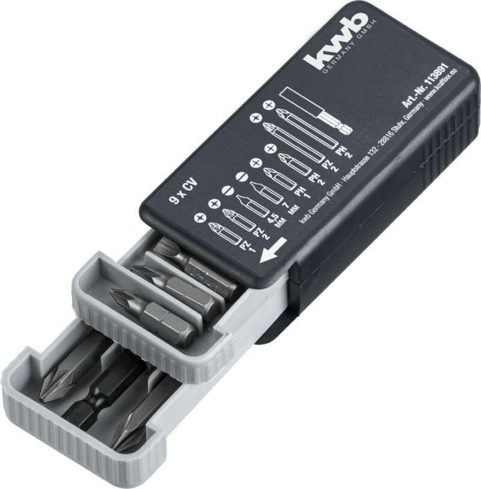 Kit bits ¼ 9pç refª 113891 KWB