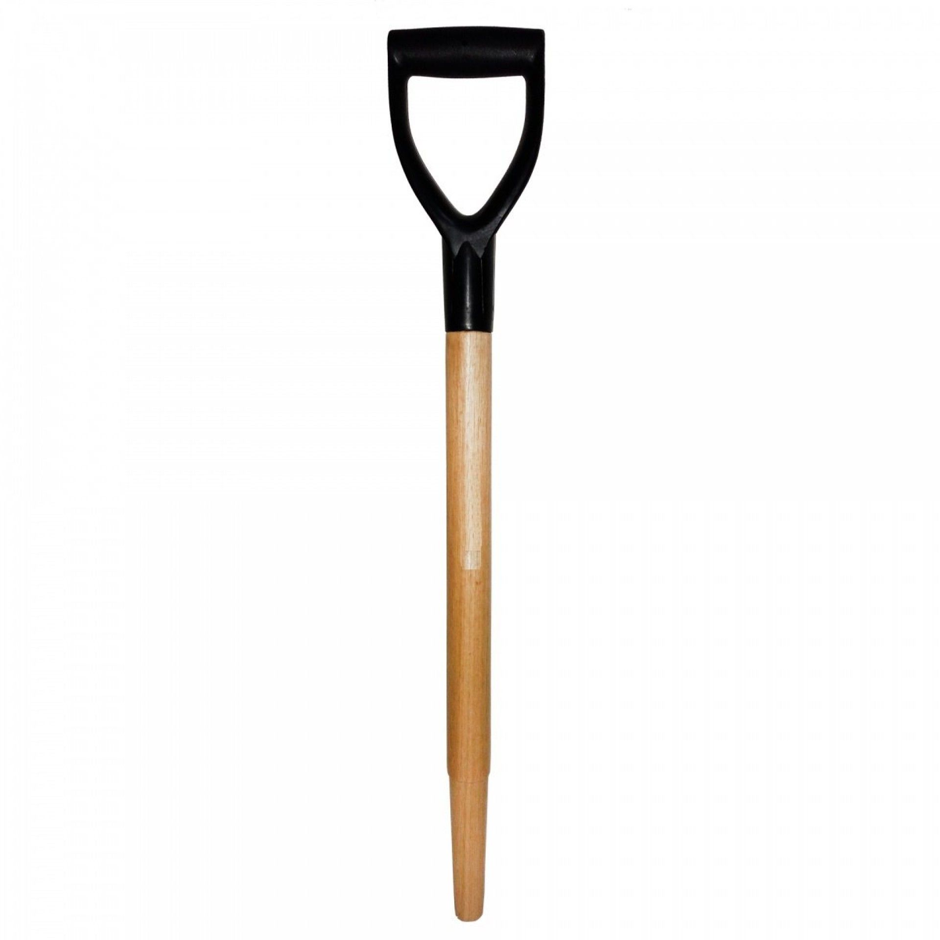 Cabo madeira p/pá com asa plástico