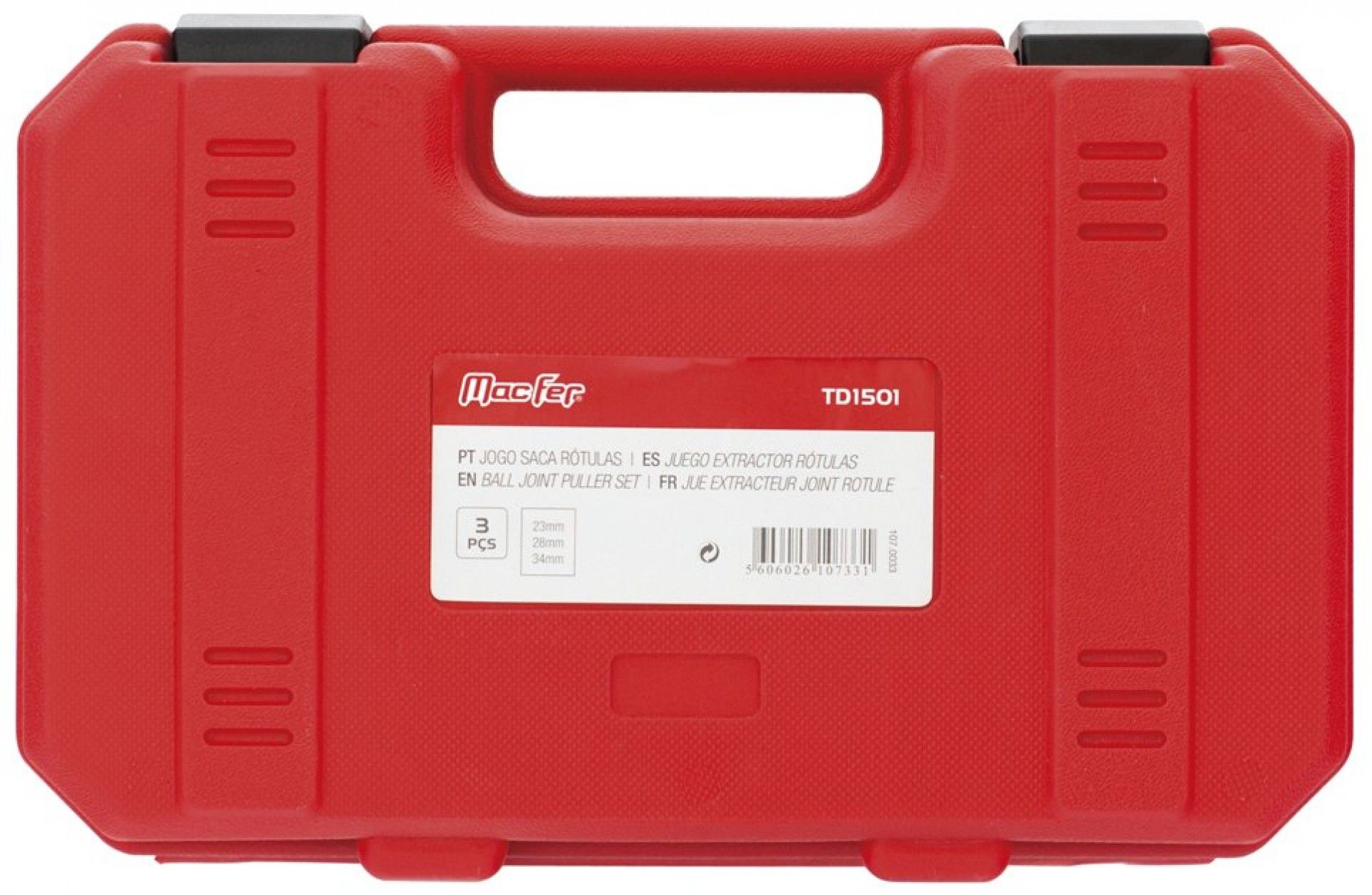 Jg. saca rótulas MacFer TD1501 3pçs refª 107.0033 MACFER