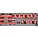 Jogo chaves cx 3/8 17p 6?19mm Cr-V VDE IR-35-2 ref 106.0090 Macfer