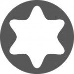 Chave caixa Cr-V com bit torx CCV3-BT55L 1/2" T50 ref 105.0308 MACFER