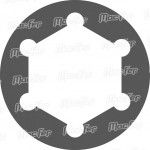 Chave caixa Cr-V longa CCV2-63L 3/8" 19mm (63mm) ref 105.0244 MACFER