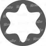 Jg. ch. cx. Cr-V torx MacFer BS-40TE16 1/2" 16ps ref 105.0091 MACFER