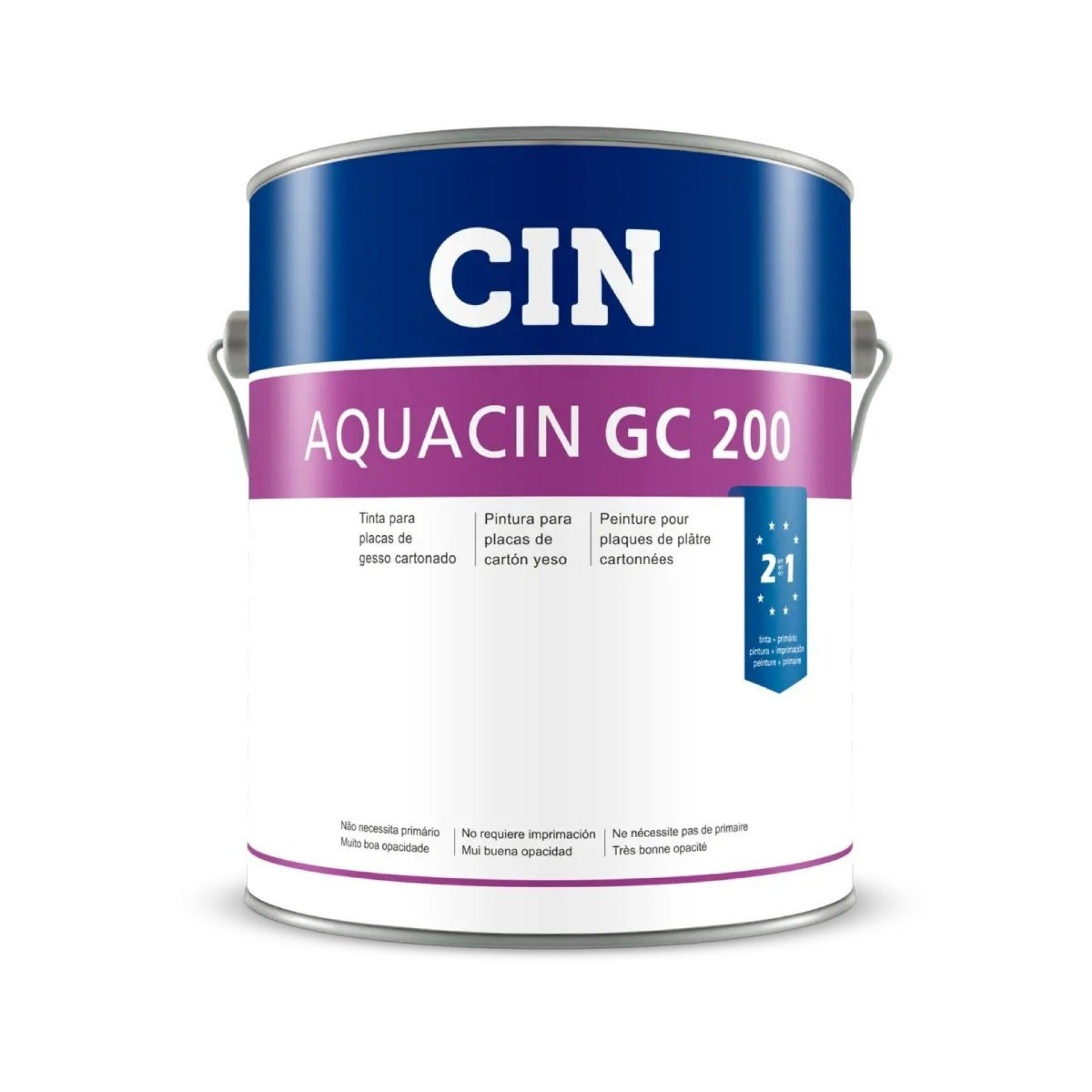 Tinta Aquacin GC200 Branco mate 15L refª 10-320 CIN