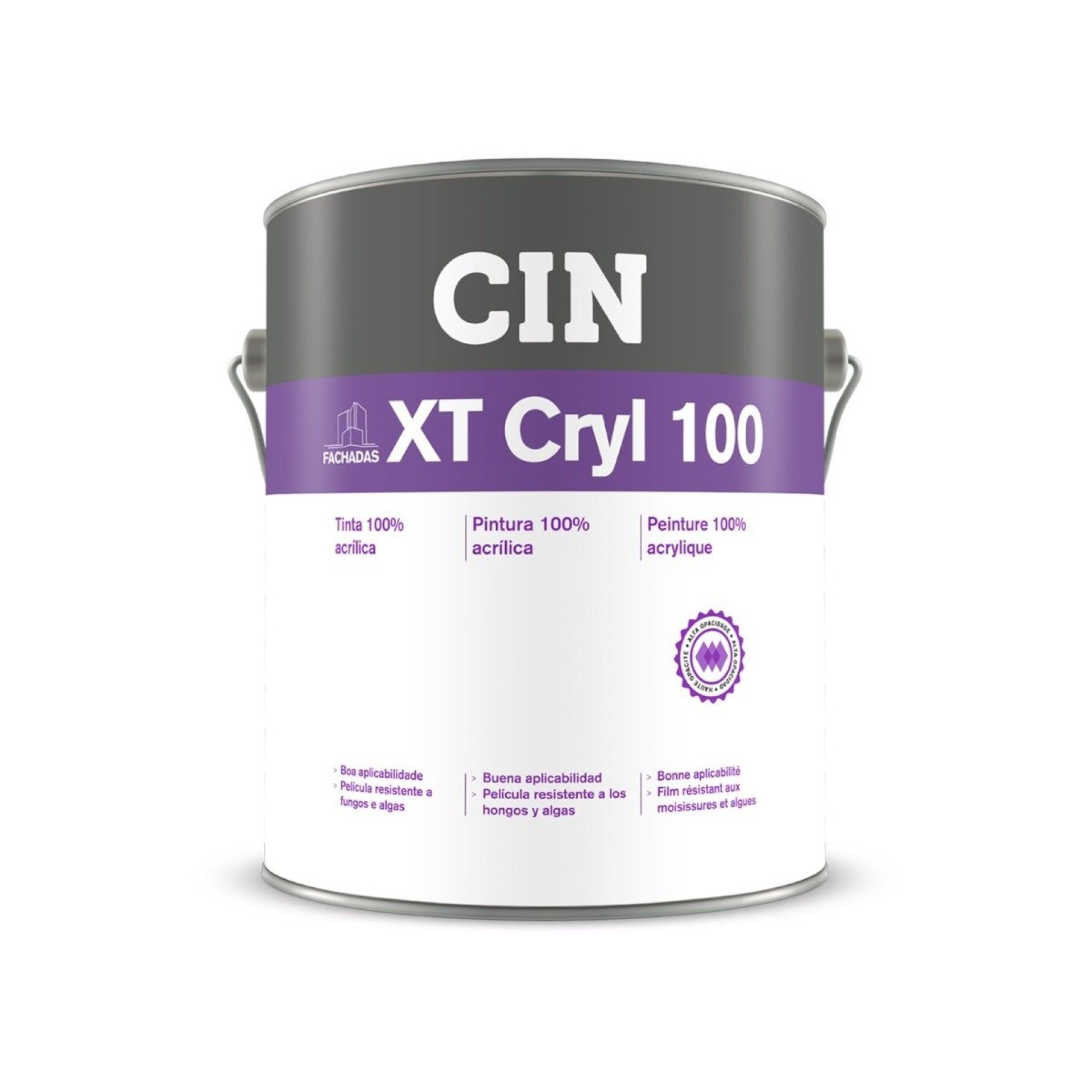 TINTA XT CRYL 100 BRANCO 5L 10-180 CIN