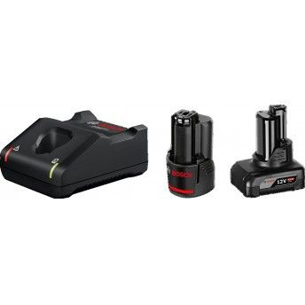 Conjunto de iniciao 1 x GBA 12V 2.0Ah + 1 x GBA 12V 4.0Ah + GAL 12V-40 ref 1600A01NC9 BOSCH