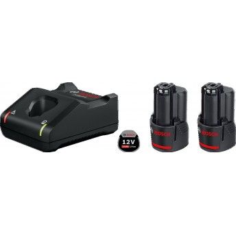 Conjunto de iniciao  2 x GBA 12V 3.0Ah + GAL 12V-40 ref 1600A019RD BOSCH