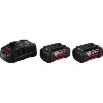 Conjunto de iniciao 2 x GBA 36V 6.0Ah + GAL 3680 CV ref 1600A00L1U BOSCH