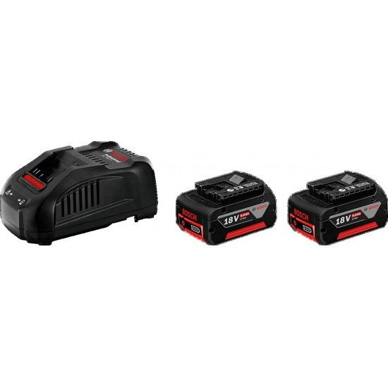 Conjunto de iniciao 2 x GBA 18V 5.0Ah + GAL 1880 CV ref 1600A00B8J BOSCH