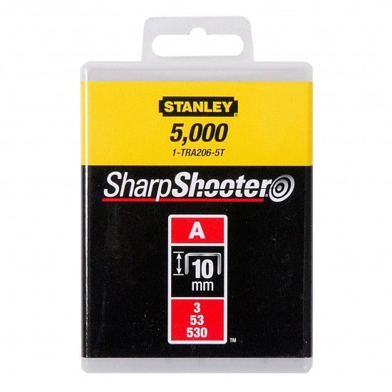 Agrafos tipo A (5/53/530) 10mm - 5000 u.ref.1-TRA206-5T STANLEY