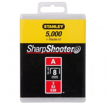 Agrafos tipo A (5/53/530) 8mm - 5000 u.ref.1-TRA205-5T STANLEY