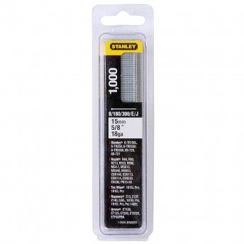 Prego / Brad 8 / 300 / E / tipo J - 15mm - 1000 u.ref.1-SWK-BN0625T STANLEY