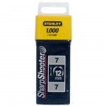 Agrafos cabo tipo 7 - 12mm - 1000 u.ref.1-CT108T STANLEY Agrafos cabo tipo 7 - 12mm - 1000 u.ref.1-CT108T STANLEY