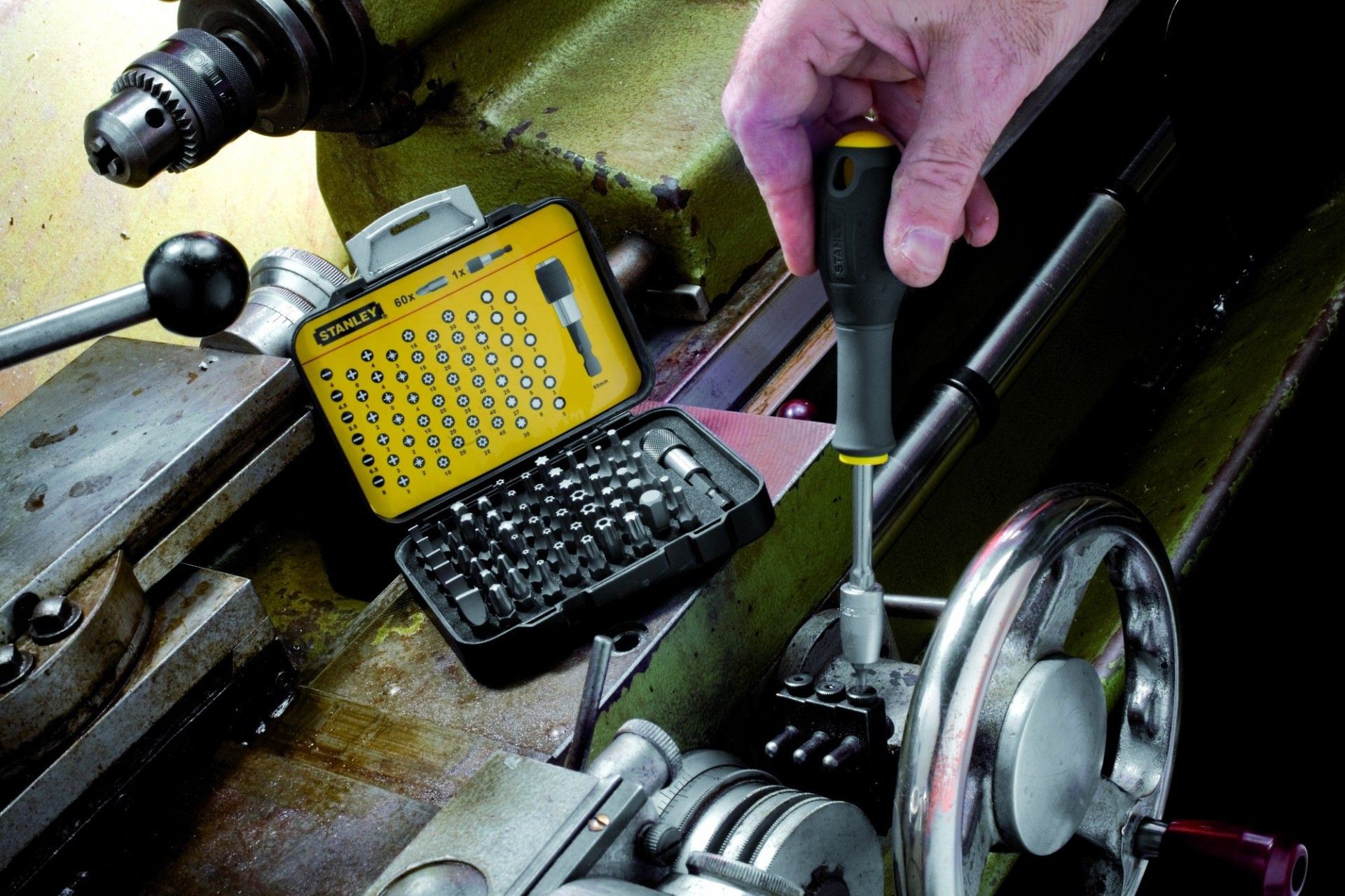 Jogo de pontas de chaves de fenda 60 peças refª 1-13-902 STANLEY