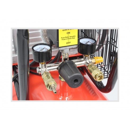 Compressor de Ar, Correia, 200L, 3HP, 400L/min ref 09387 MADER