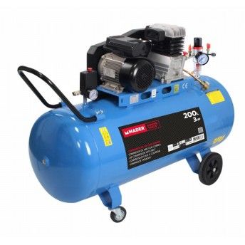 Compressor de Ar, Correia, 200L, 3hp, 10Bar ref 09383 MADER