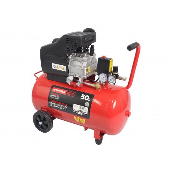 Compressor de Ar, Monobloco, 50L, 2HP ref 09385 MADER