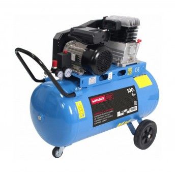 Compressor de Ar, Correia, 100L, 3hp, 10Bar ref 09382 MADER