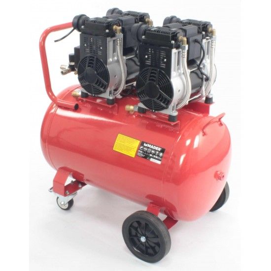 Compressor de Ar Monobloco, 100L, 6HP, 4 Cabeas - 2 Motores ref 09379 MADER