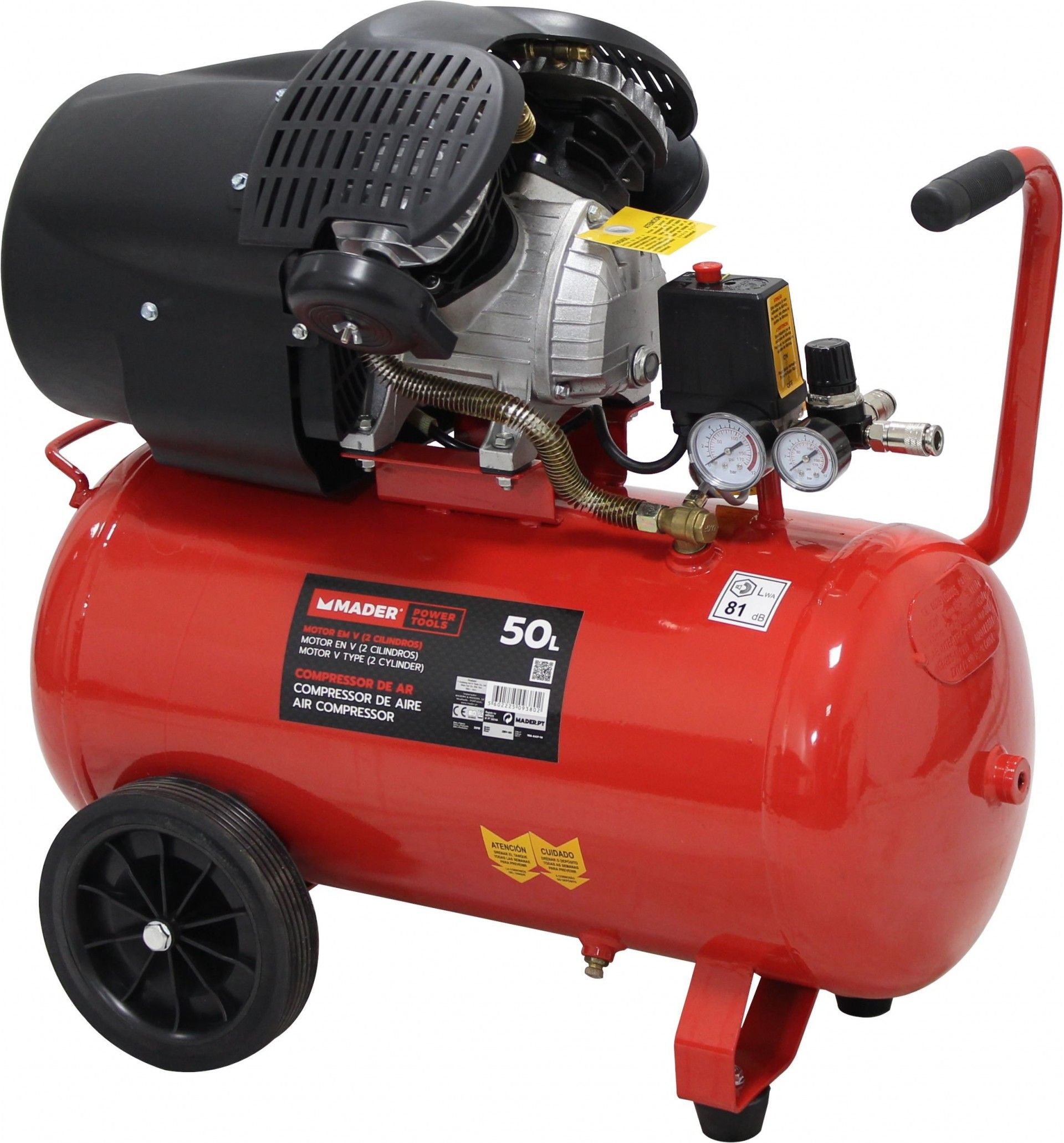 Compressor de Ar ,50L, 3HP refª 09380 MADER