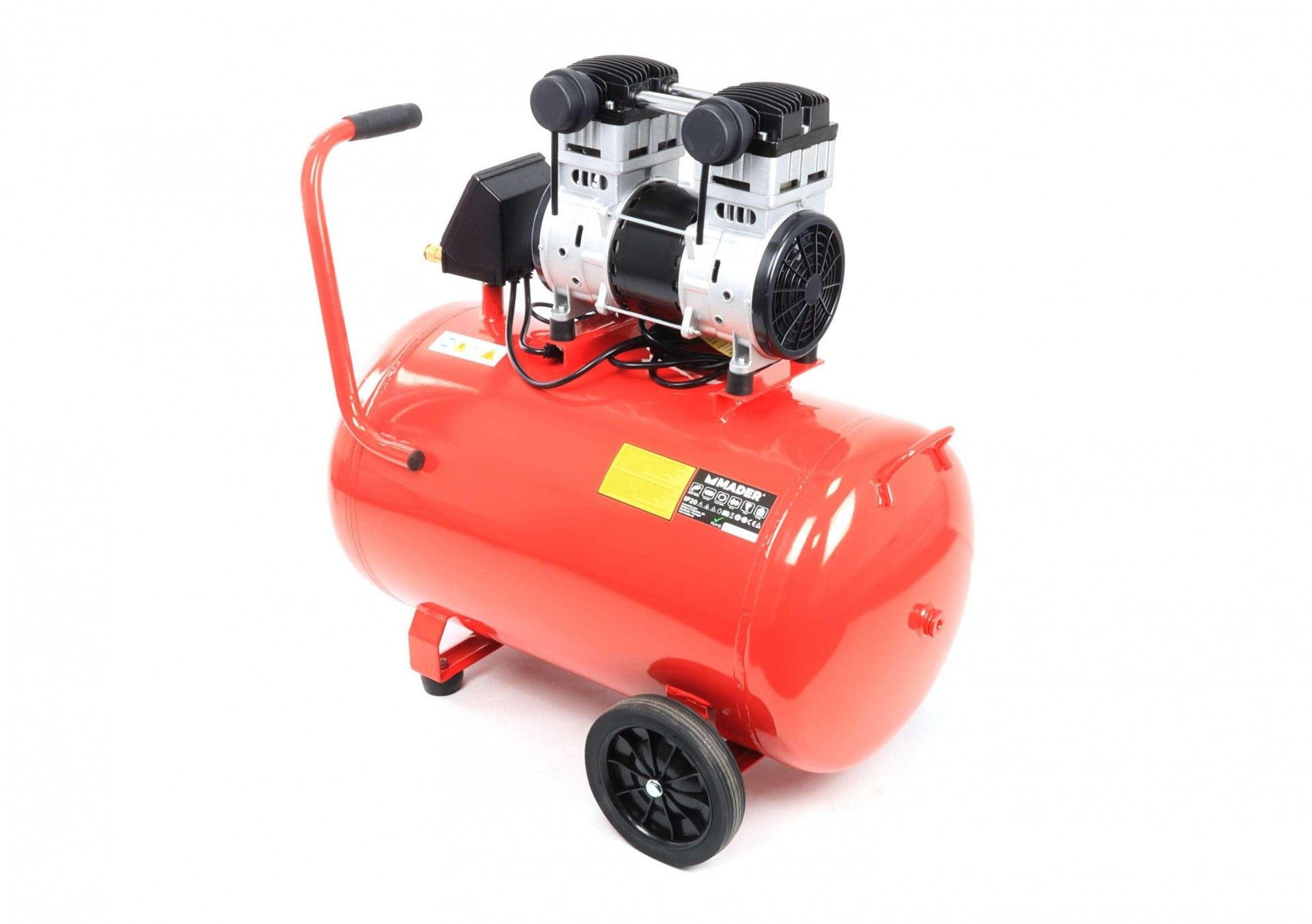 Compressor com LCD, 100L, 2 HP, Silencioso refª 09378 MADER