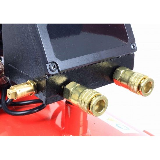 Compressor com LCD, 100L, 2 HP, Silencioso refª 09378 MADER Compressor com LCD, 100L, 2 HP, Silencioso refª 09378 MADER