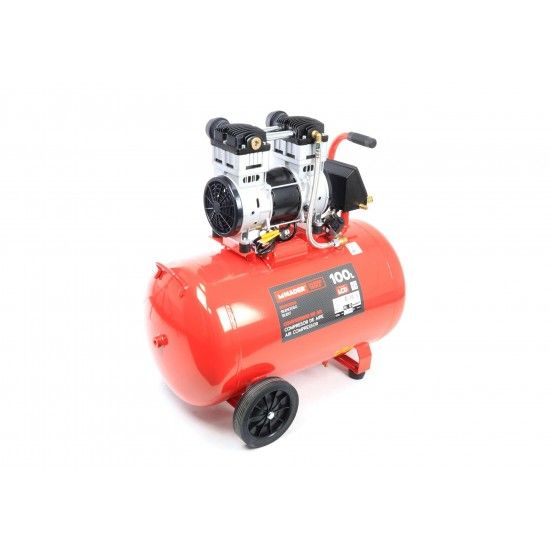 Compressor com LCD, 100L, 2 HP, Silencioso refª 09378 MADER Compressor com LCD, 100L, 2 HP, Silencioso refª 09378 MADER