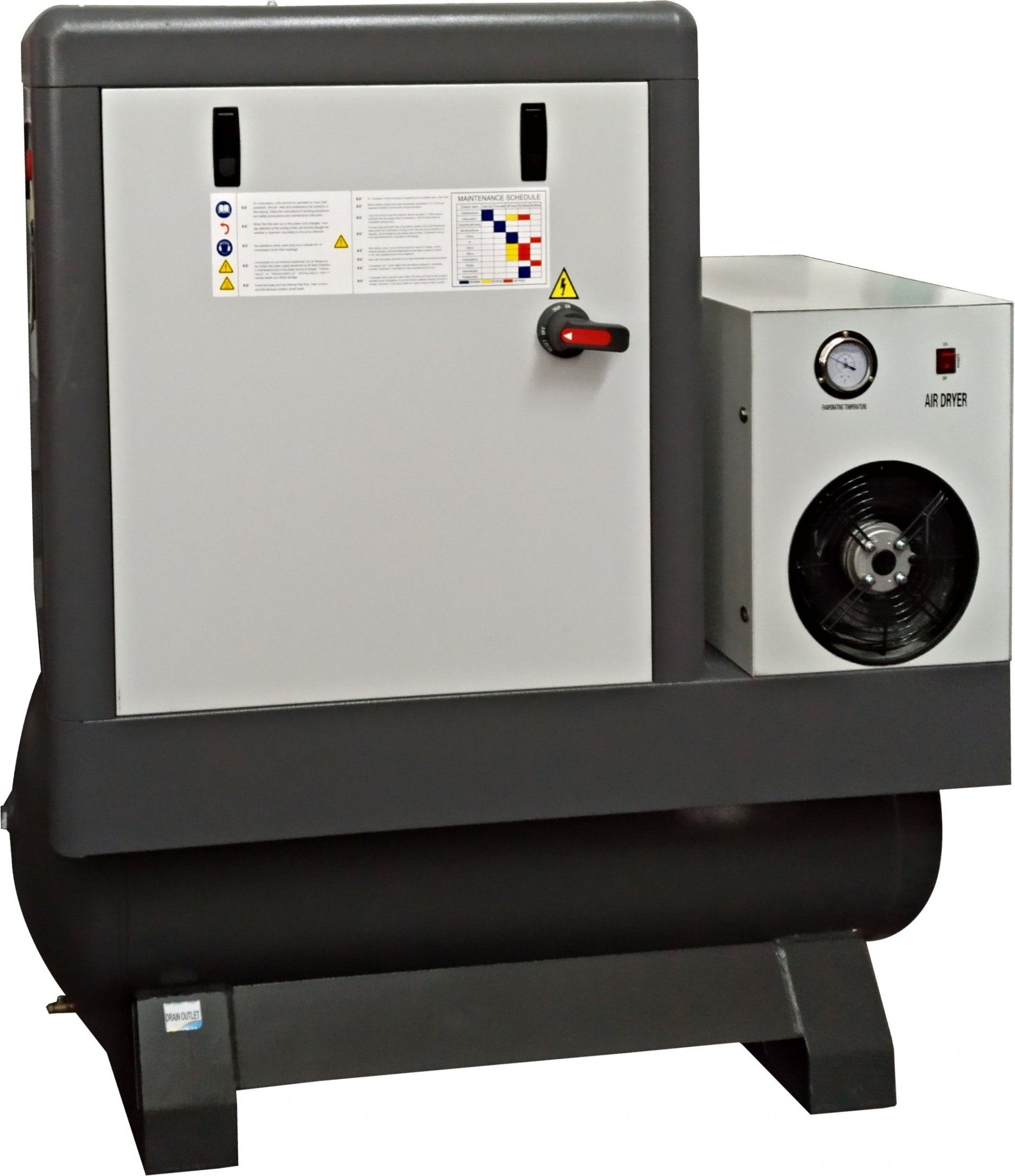 Compressor de Ar, Parafuso, 200L, 7.5HP refª 09375 MADER