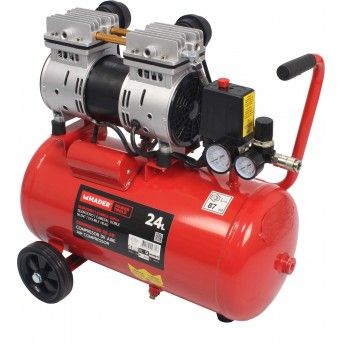 Compressor de Ar Monobloco, 24L, 2HP, Cabea Dupla- MADER | Power Tools ref 09372 MADER