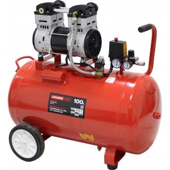 Compressor de Ar Monobloco, 100L, 2 HP, Silencioso ref 09370 MADER