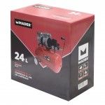 Compressor de Ar Monobloco, 24L, 0.75HP, Silencioso ref 09368 MADER