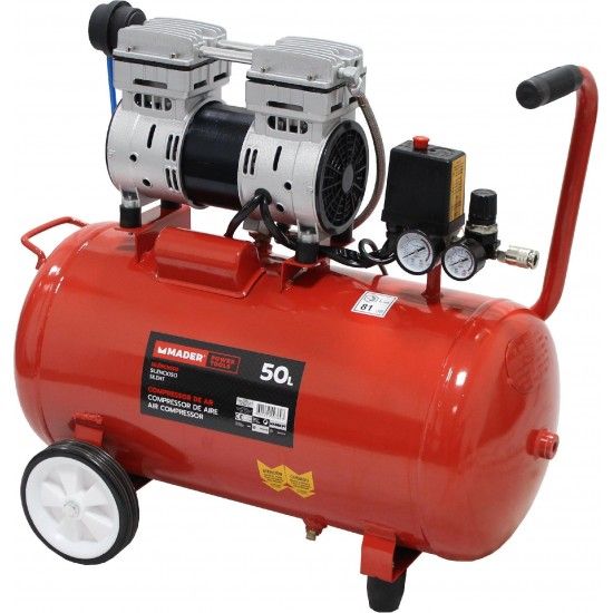 Compressor de Ar Monobloco, 50L, 1 HP, Silencioso ref 09369 MADER