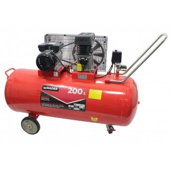 Compressor de Ar, Correia, 200L, 3HP ref 09363 MADER
