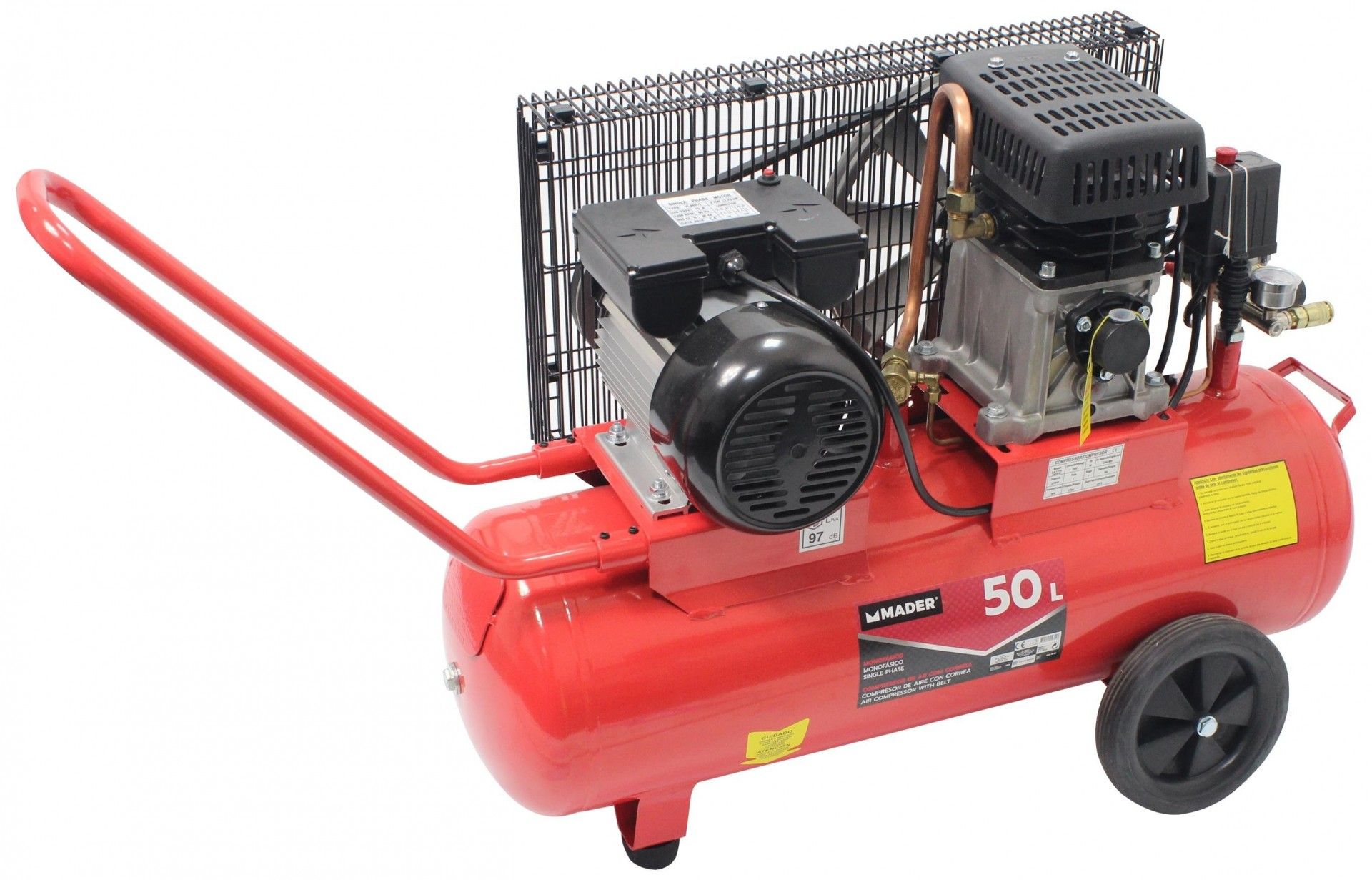 Compressor de Ar, Correia, 50L, 2.75Hp refª 09354 MADER