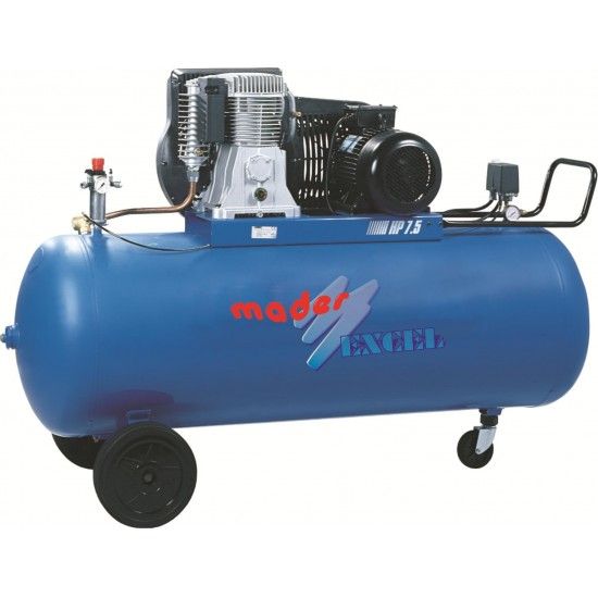 Compressor de Ar, Correia, 500L, 7.5HP, Trifásico refª 09248 MADER Compressor de Ar, Correia, 500L, 7.5HP, Trifásico refª 09248 MADER
