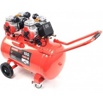 Compressor de Ar, Monobloco, 100L, 4HP, 4 Cabeas - 2 Motores, LCD ref 09350 MADER