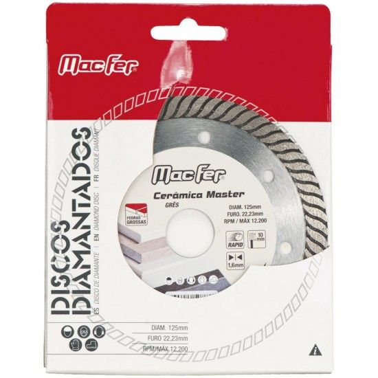 Disco diamantado Cer�mica Master 115x10mm [092.0156] MACFER