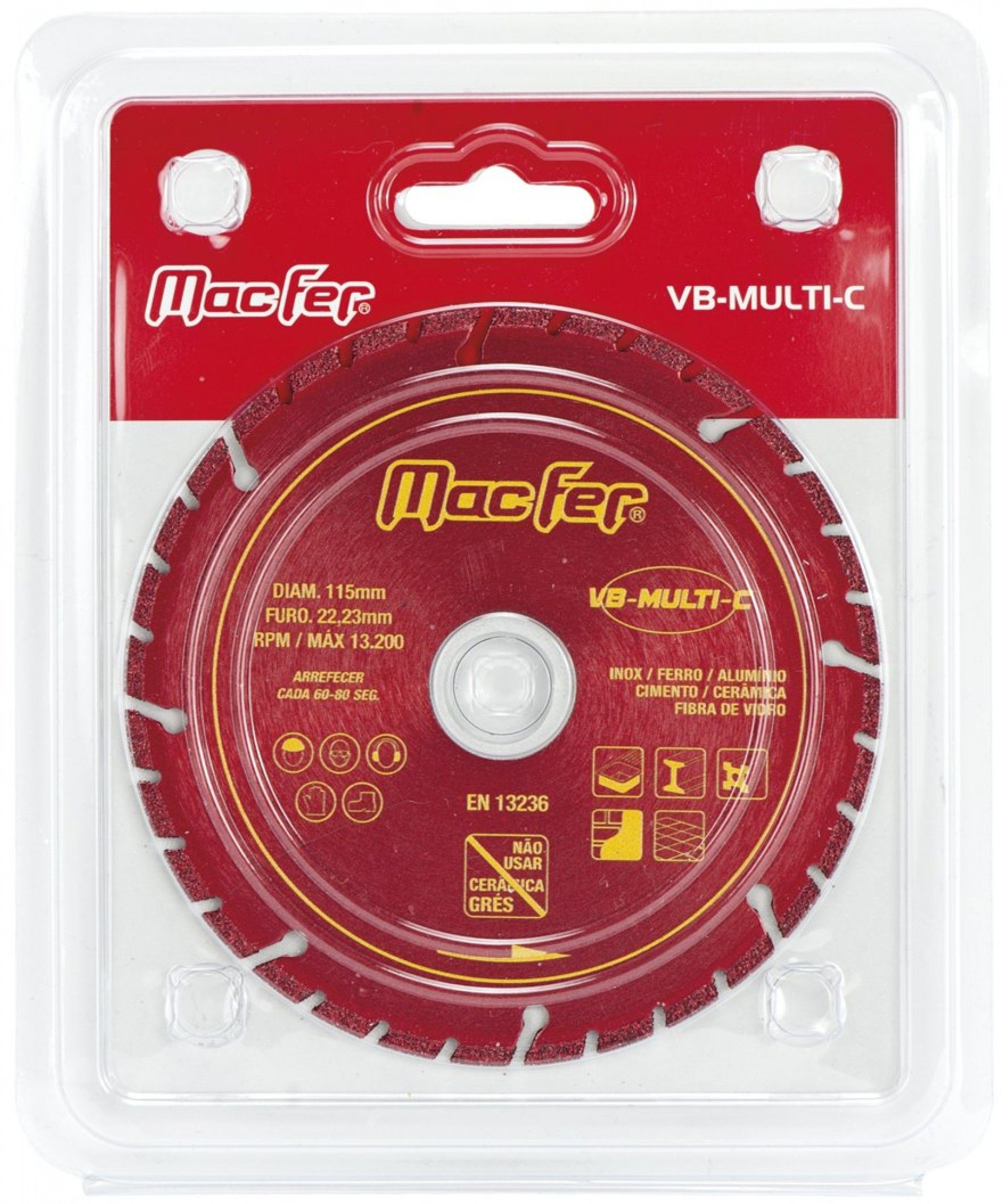 Disco Diamantado VB-Multi-C 75mm refª 092.0138 Macfer