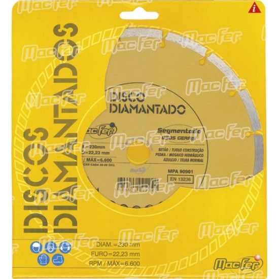 Disco diam. MacFer Segmentado 300mm refª 092.0096 MACFER Disco diam. MacFer Segmentado 300mm refª 092.0096 MACFER