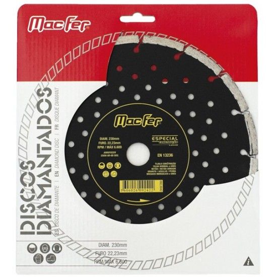 Disco diam. MacFer Especial Constru��o 115mm ref� 092.0040 MACFER