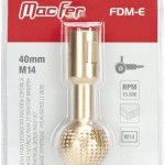 Fresa para desbastar madeira esf�rica FDM-E 40mm M14 ref� 090.0153 Macfer