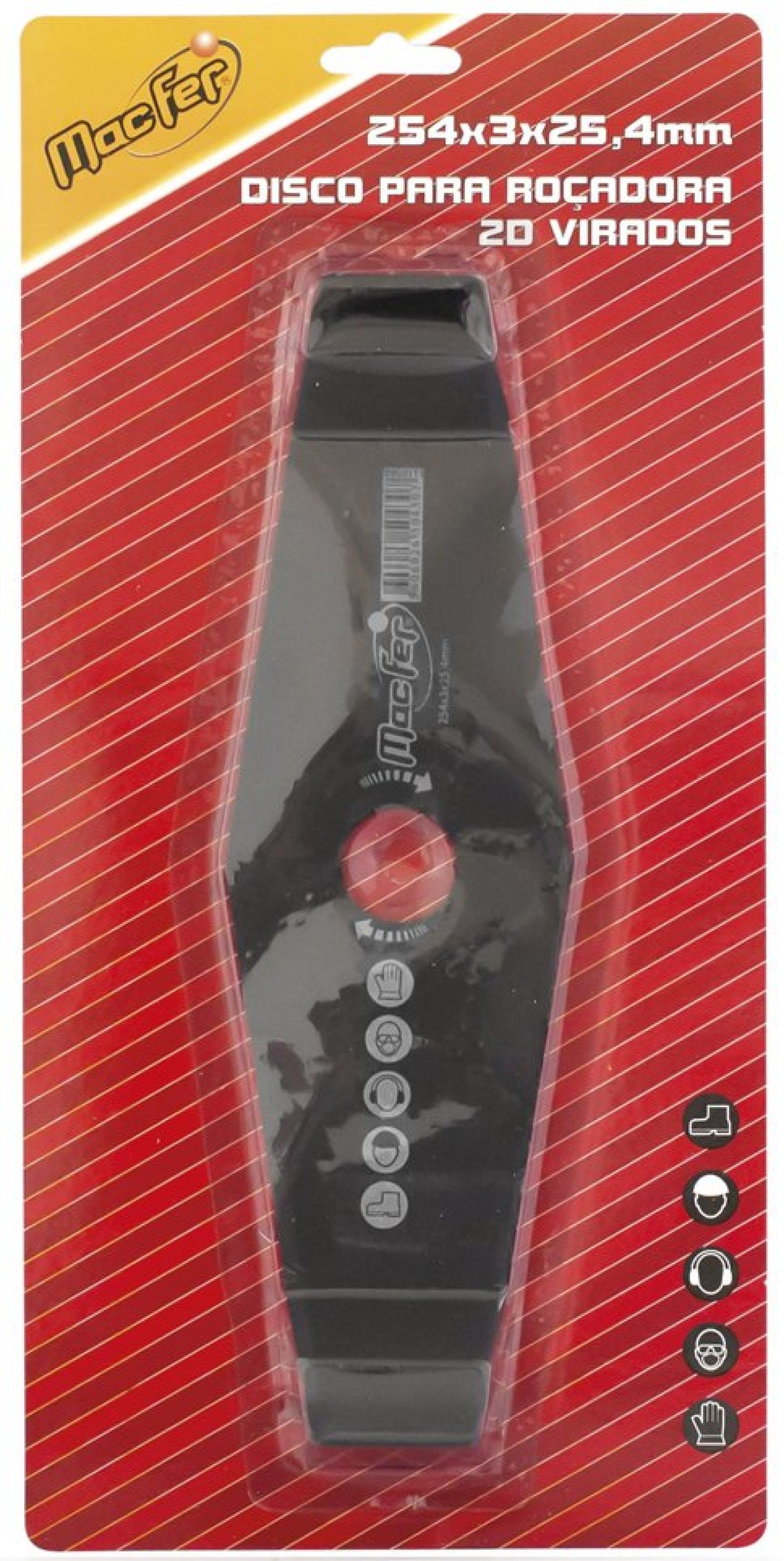 Disco p/ roç. 2 dentes virados MacFer DR02DV 305x3mm refª 090.0112 MACFER